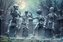Load image into Gallery viewer, GRAVEYARD SKELETONS 4-pack set