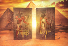 Load image into Gallery viewer, FIGURA OBSCURA: Gods of Ancient Egypt, Anubis &amp; Bastet figures
