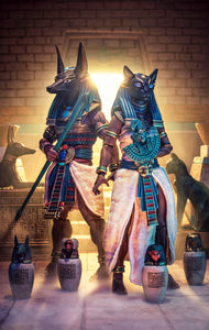 FIGURA OBSCURA: Gods of Ancient Egypt, Anubis & Bastet figures